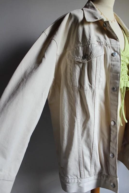 Ecru Weekday oversize denim jacket – photo 4